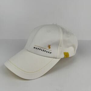 Harry Potter Hat Hogwarts White Hufflepuff Baseball Cap New York Wizarding World